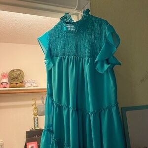 Teal Tunic Dress